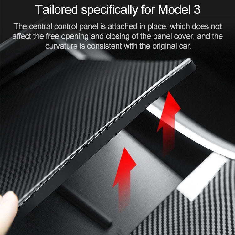 Car Central Control Panel Film Scratch-proof PVC Decorative Sticker for Tesla Model 3 before 2021...