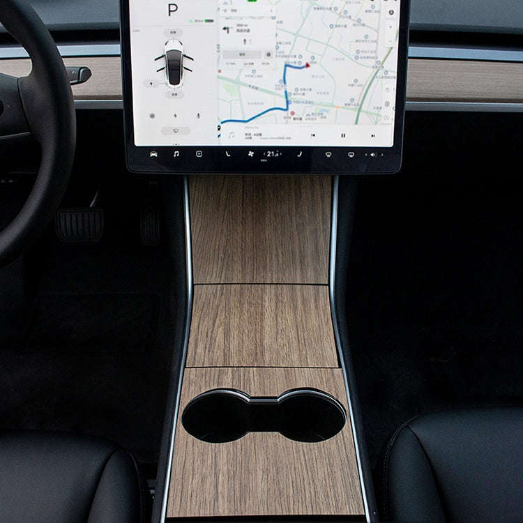 Car Central Control Panel Film Scratch-proof PVC Decorative Sticker for Tesla Model 3 before 2021...