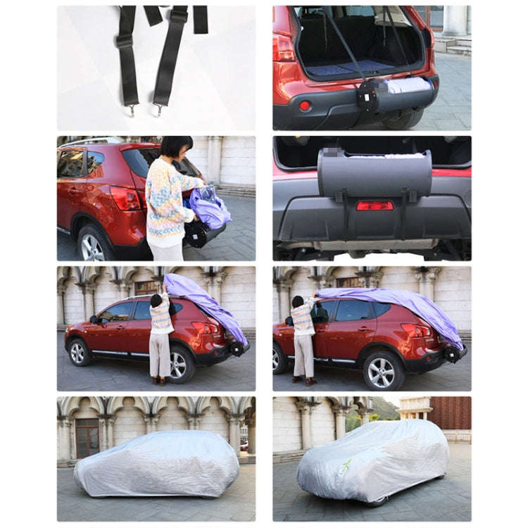 Sunscreen Insulated Rainproof Intelligent Automatic Remote Control Car Cover (Red)