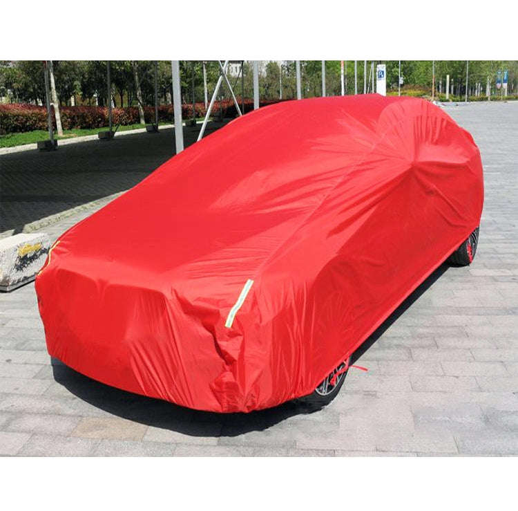 Sunscreen Insulated Rainproof Intelligent Automatic Remote Control Car Cover (Red)