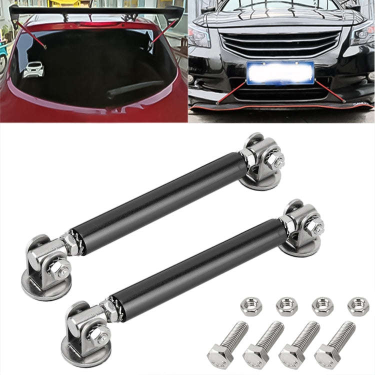 2 PCS Car Modification Adhesive Surrounded Rod Lever Front and Rear Bars Fixed Front Lip Back Sho...