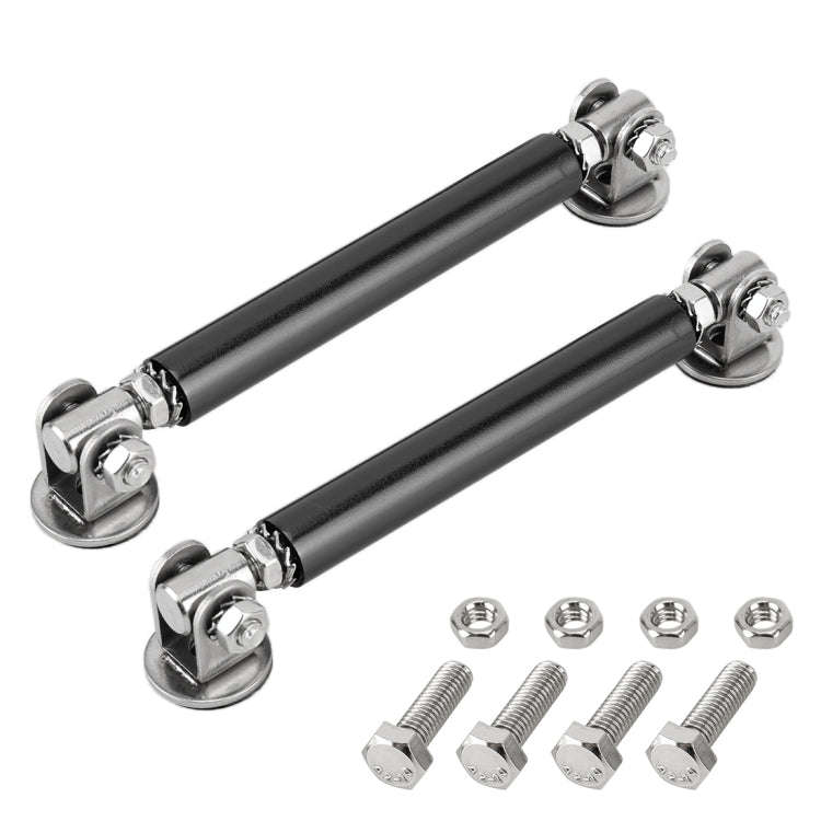 2 PCS Car Modification Adhesive Surrounded Rod Lever Front and Rear Bars Fixed Front Lip Back Sho...