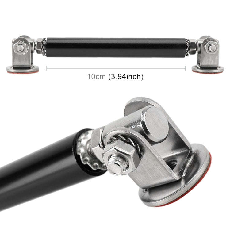 2 PCS Car Modification Adhesive Surrounded Rod Lever Front and Rear Bars Fixed Front Lip Back Sho...