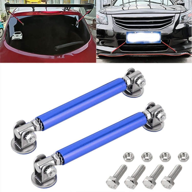 2 PCS Car Modification Adhesive Surrounded Rod Lever Front and Rear Bars Fixed Front Lip Back Sho...