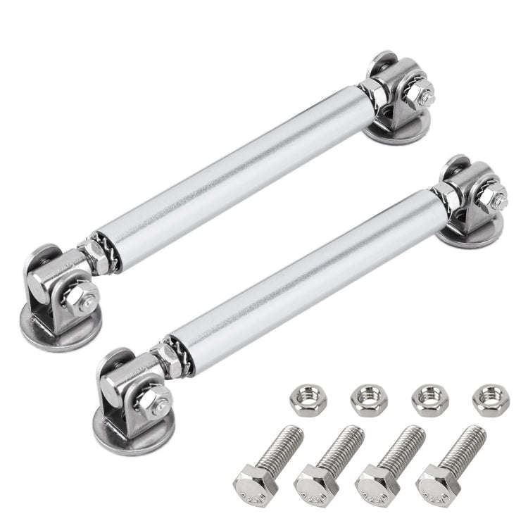 2 PCS Car Modification Adhesive Surrounded Rod Lever Front and Rear Bars Fixed Front Lip Back Sho...