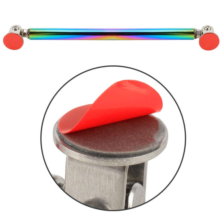 2 PCS Car Modification Adhesive Surrounded Rod Lever Front and Rear Bars Fixed Front Lip Back Sho...