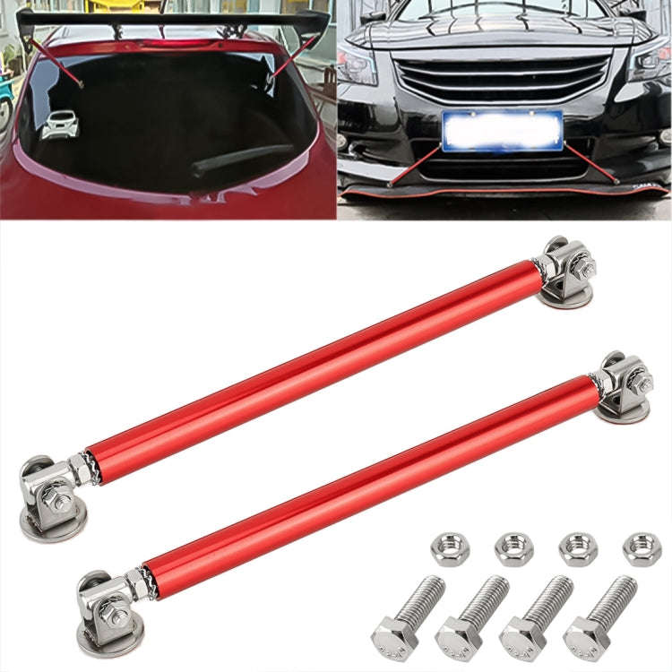 2 PCS Car Modification Adhesive Surrounded Rod Lever Front and Rear Bars Fixed Front Lip Back Sho...