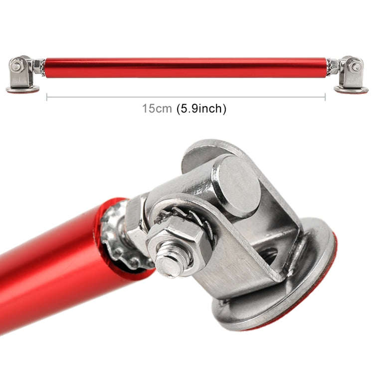 2 PCS Car Modification Adhesive Surrounded Rod Lever Front and Rear Bars Fixed Front Lip Back Sho...