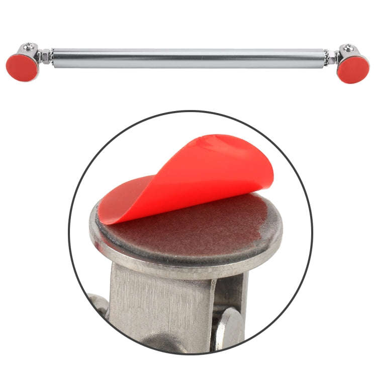 2 PCS Car Modification Adhesive Surrounded Rod Lever Front and Rear Bars Fixed Front Lip Back Sho...