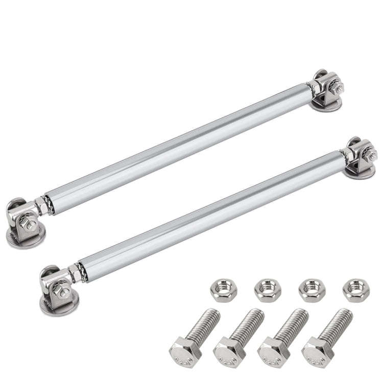 2 PCS Car Modification Adhesive Surrounded Rod Lever Front and Rear Bars Fixed Front Lip Back Sho...