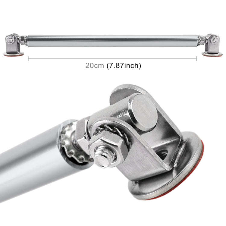 2 PCS Car Modification Adhesive Surrounded Rod Lever Front and Rear Bars Fixed Front Lip Back Sho...