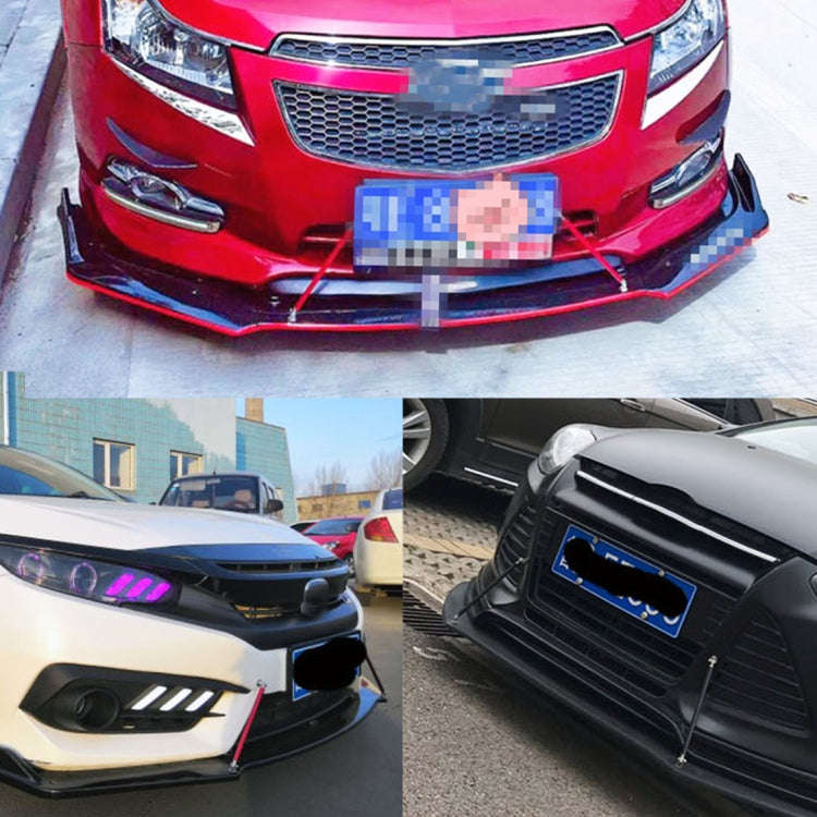 2 PCS Car Modification Adhesive Surrounded Rod Lever Front and Rear Bars Fixed Front Lip Back Sho...