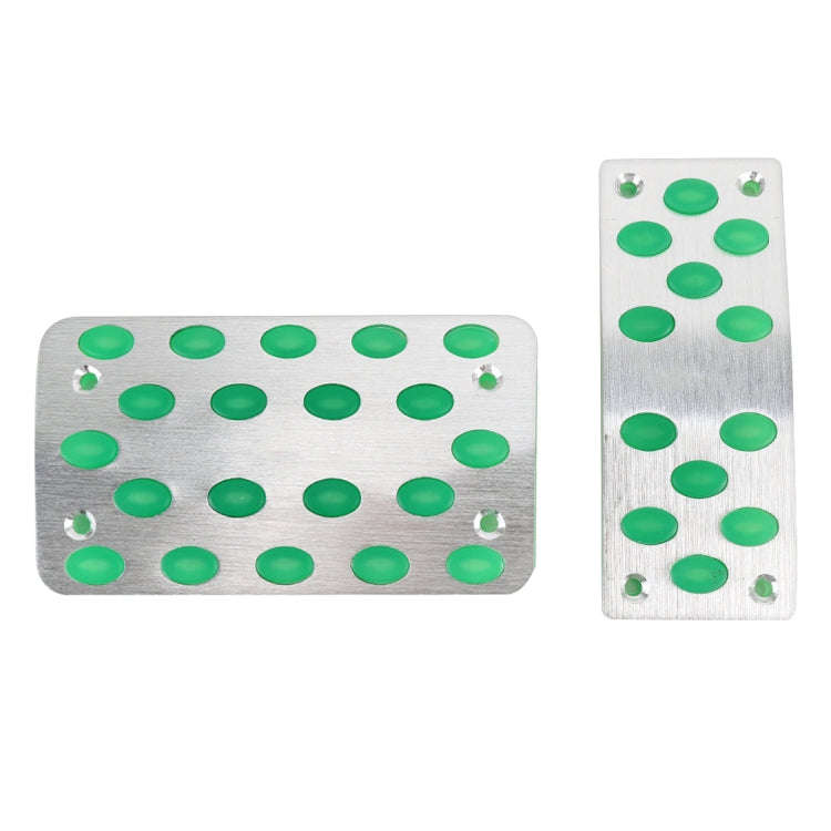 2 in 1 Luminous Non-Slip Automatic Gear Car Pedals Foot Brake Pad Cover Set