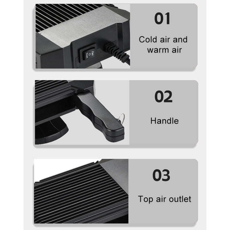 Car Heater Hot Cool Fan Windscreen Window Defroster DC 24V