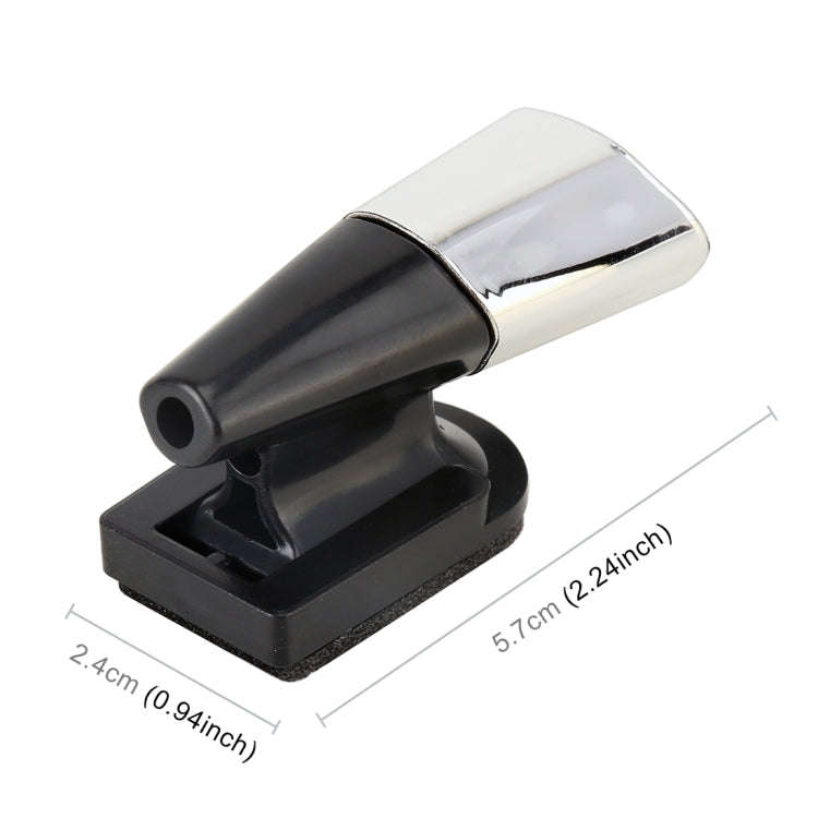 Car ABS Deer Alert Sound Alarm Ultrasonic Wind Power Animal Repeller(Silver)