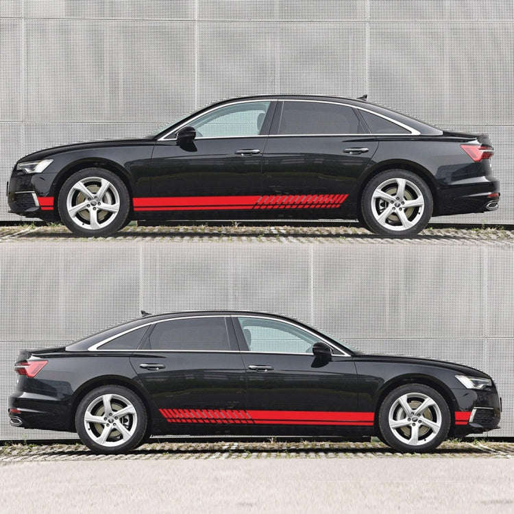 Car Styling Stripe PVC Sticker Auto Decorative Sticker (Red)
