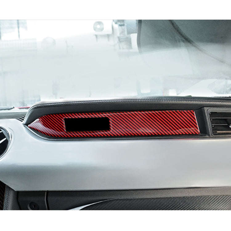 Car Carbon Fiber Vice Driving Seat Nameplate Decorative Sticker for Ford Mustang 2015-2020, Left-...