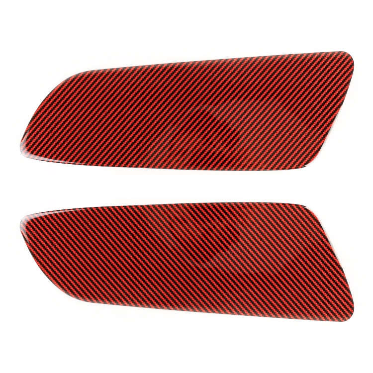 2 in 1 Car Carbon Fiber Rear Cover Decorative Sticker for Ford Mustang 2015-2020