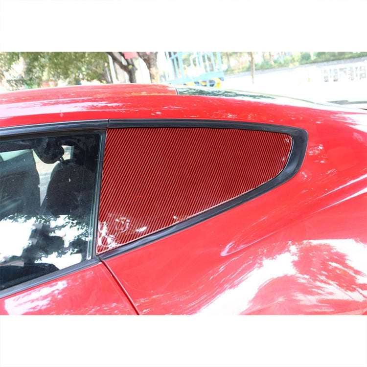 2 in 1 Car Carbon Fiber Shutter Decorative Sticker for Ford Mustang 2015-2020