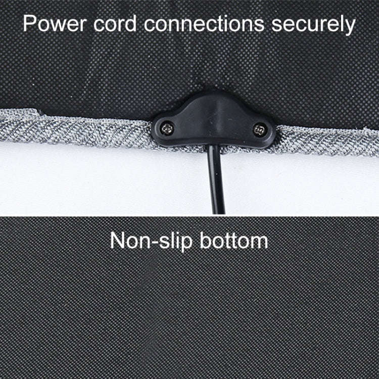 Car 12V Front Seat Heater Cushion Warmer Cover Winter Heated Warm, Single Seat (Red)
