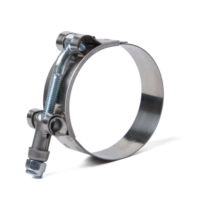 4 PCS Stainless Steel T-Bolt Hose Clamps Pipe Clip Fuel Line Clip, Size: 57-65mm