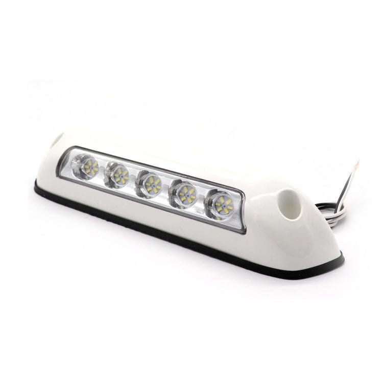 DC 12V 2.6W 6000K IP67 Marine RV Waterproof LED Stair Deck Dome Light Ceiling  Lamp, White Shell ...