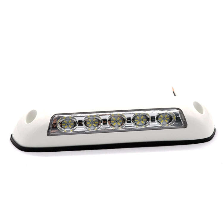 DC 12V 2.6W 6000K IP67 Marine RV Waterproof LED Stair Deck Dome Light Ceiling  Lamp, White Shell ...