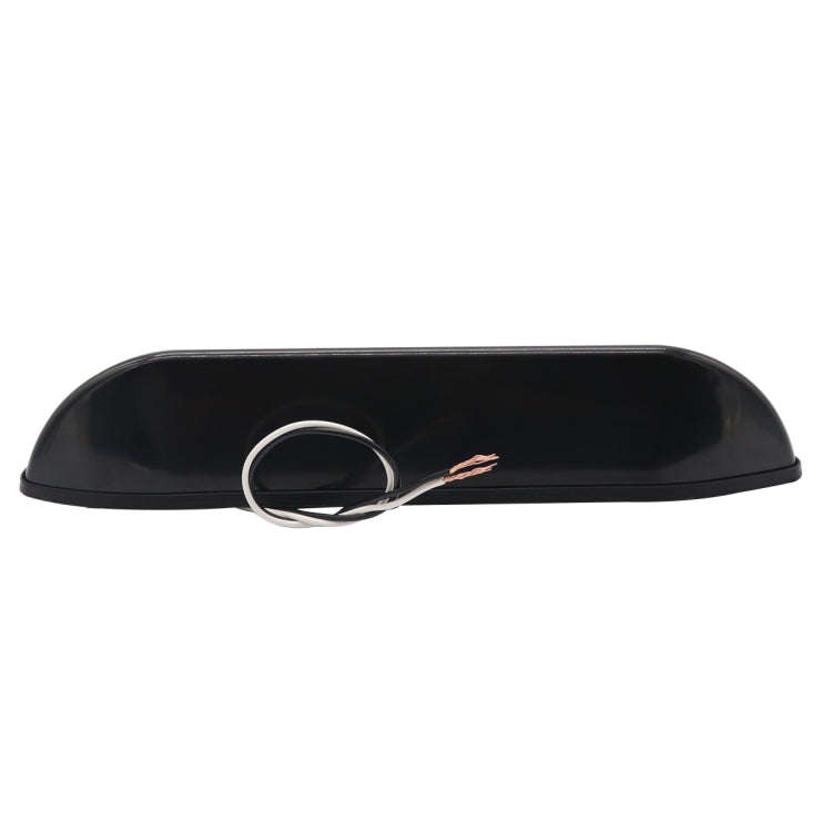 DC 12V 2.6W 6000K IP67 Marine RV Waterproof LED Stair Deck Dome Light Ceiling  Lamp, Black Shell ...