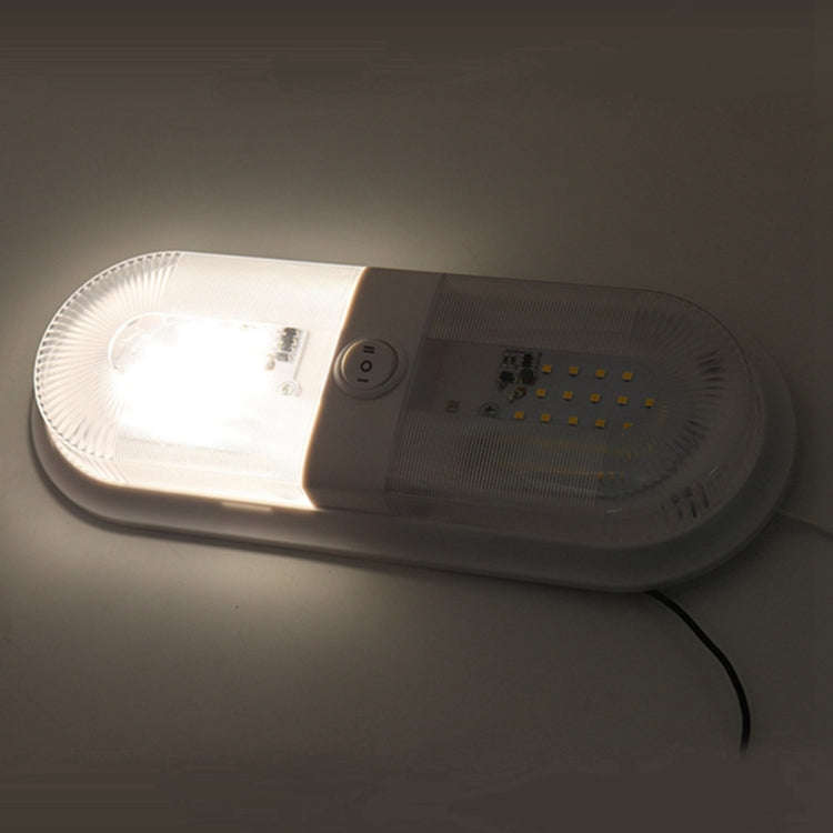 D4347 10-24V 6-7W 4000-4500K 560LM RV Yacht 48 PCS LED Lamps Dome Light Ceiling Lamp, with Indepe...