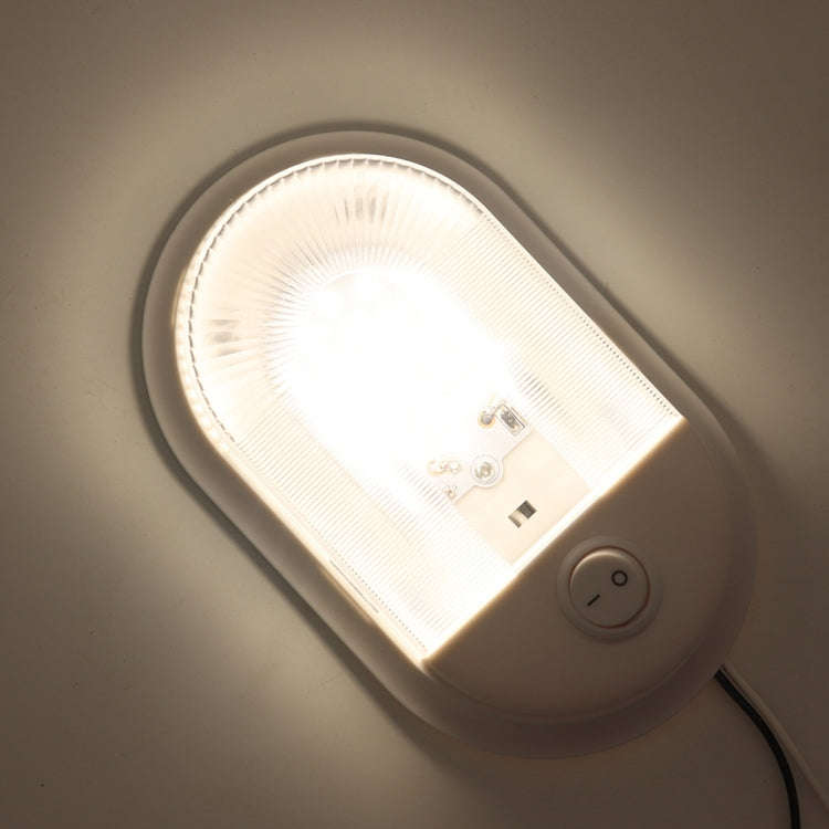 D4348 10-24V 3-3.5W 4000-4500K 280LM RV Yacht 24 PCS LED Lamps Dome Light Ceiling Lamp, with Inde...