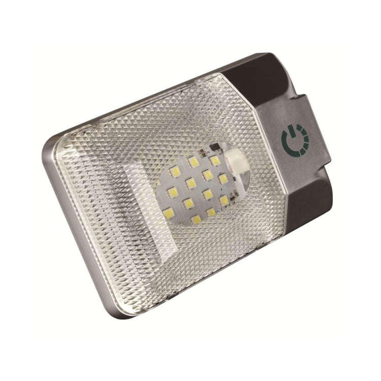 D4376S DC11-18V 3.6W 6000-6500K IP50 24LEDs SMD-5050 Marine RV Dimmable LED Dome Light Ceiling La...