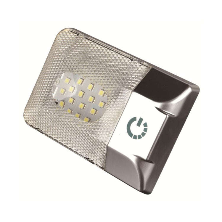 D4376S DC11-18V 3.6W 6000-6500K IP50 24LEDs SMD-5050 Marine RV Dimmable LED Dome Light Ceiling La...