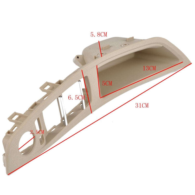 Door Left Front Handle Window Switch Panel 51417225875 for BMW 5 Series(Beige)