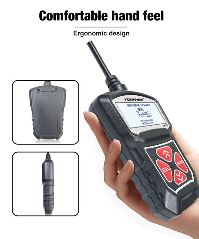 KONNWEI KW309 V309 V310 MS309 Code Reader OBD2 Scanner Diagnostic Tool(Black)