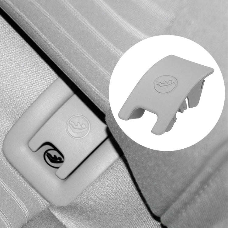 Car Rear Children Seat Isofix Cover for Audi A4 2009-2016 (Grey)