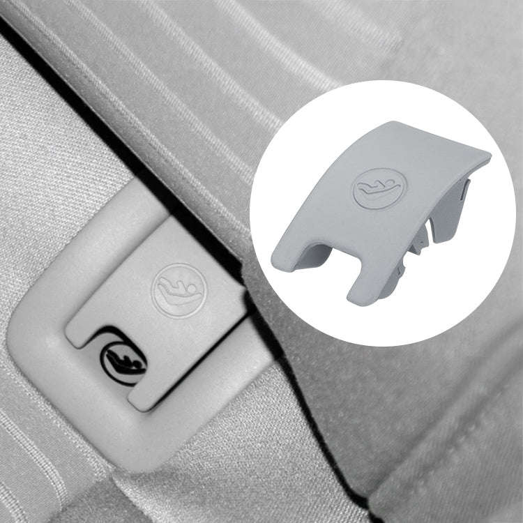 Car Rear Children Seat Isofix Cover for Audi A6 2013-2018(Grey)