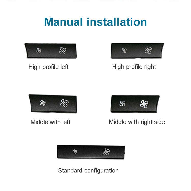 Car Wind Power Switch Air Conditioning Air Volume Button for BMW 5 Series 2011-2017 / 7 Series 20...