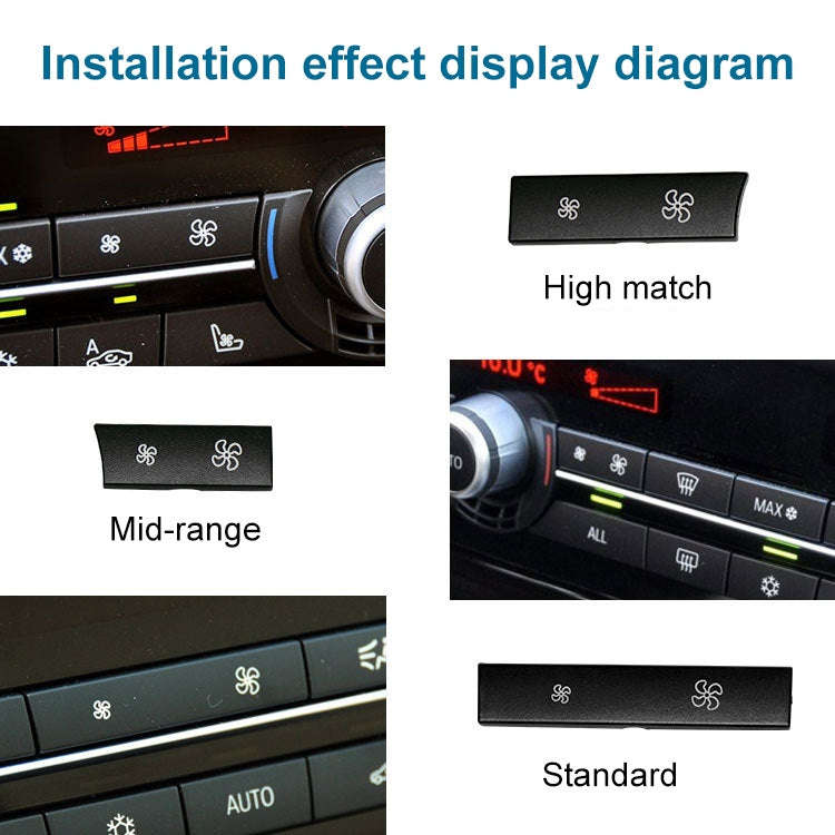 Car Wind Power Switch Air Conditioning Air Volume Button for BMW 5 Series 2011-2017 / 7 Series 20...
