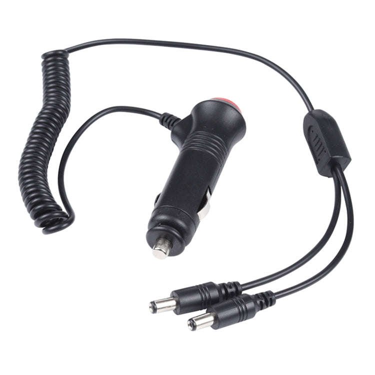 12-24V Car Cigarette Lighter Switch Plug to DC5.5x2.1mm Charger Spring Power Cable