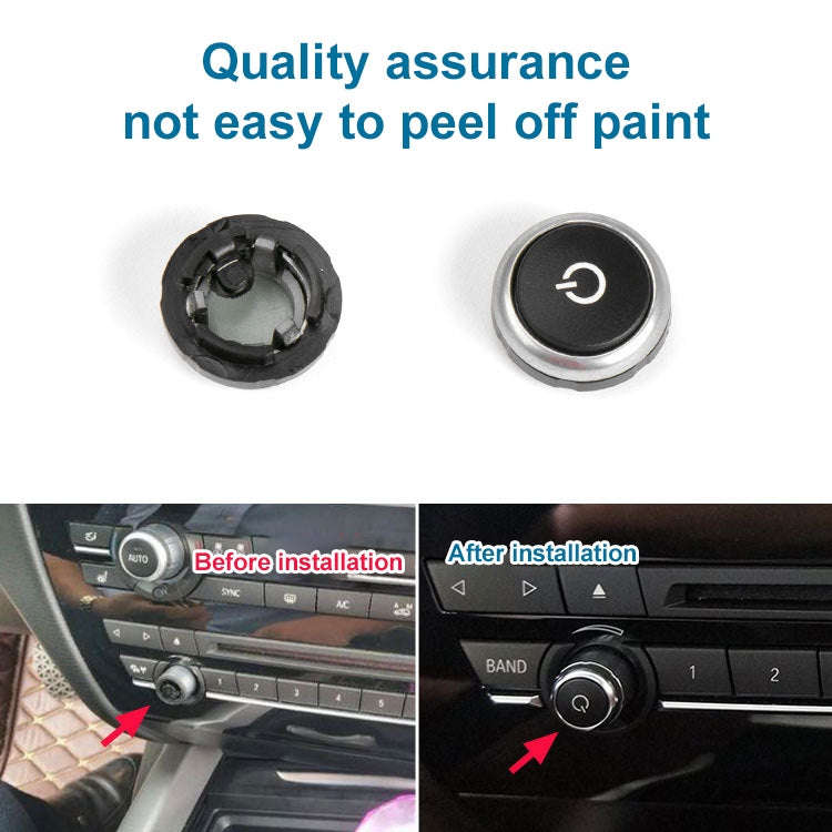 Car Radio Switch Button CD Player Volume Knob 64119350272 for BMW F15