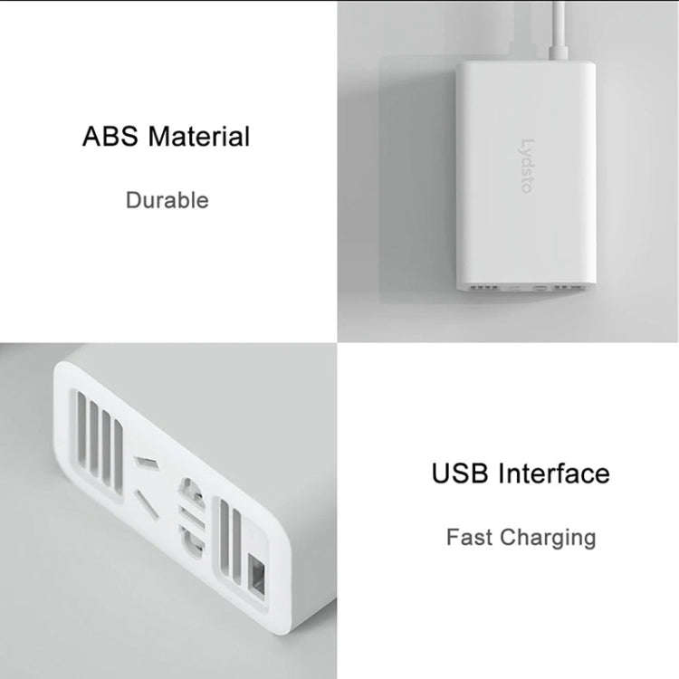 Original Xiaomi Youpin YM-CZNBQ01 Lydsto Car Power Inverter(White)