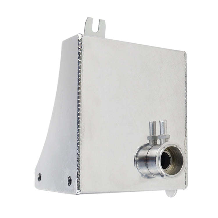Car Modified Triangle Aluminum Alloy Cooling Water Tank Bottle Can for Nissan (Silver)