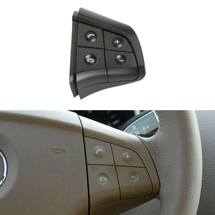 Car Right Side 4-button Steering Wheel Switch Buttons Panel 1648200110 for Mercedes-Benz W164, Le...