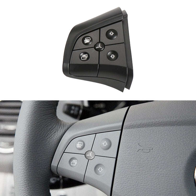 Car Left Side 5-button Steering Wheel Switch Buttons Panel 1648200010 for Mercedes-Benz W164, Lef...