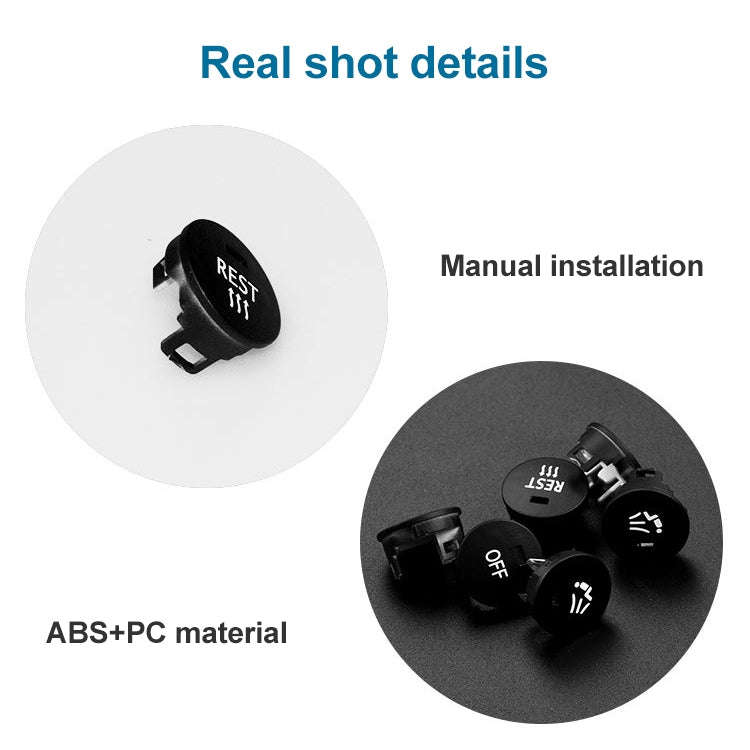 Car Air Conditioner Panel Switch Button MAX Snow Key 6131 9250 196-1 for BMW E60 2003-2010, Left ...