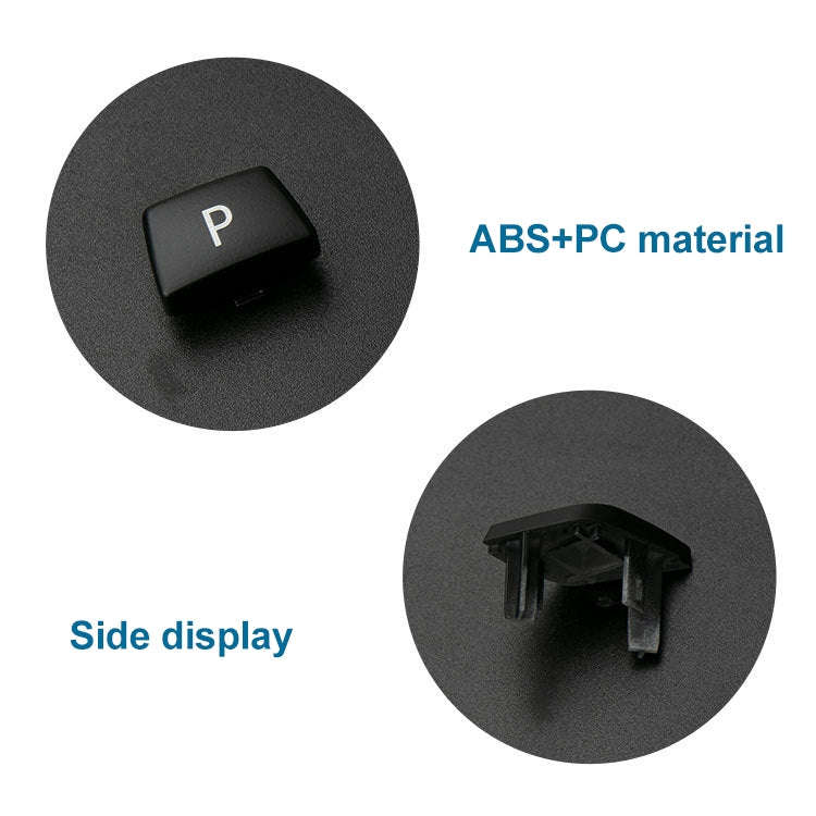 Car Gear Lever Auto Parking Button Letter P Cap for BMW G Chassis Series, Left Driving (Blue)