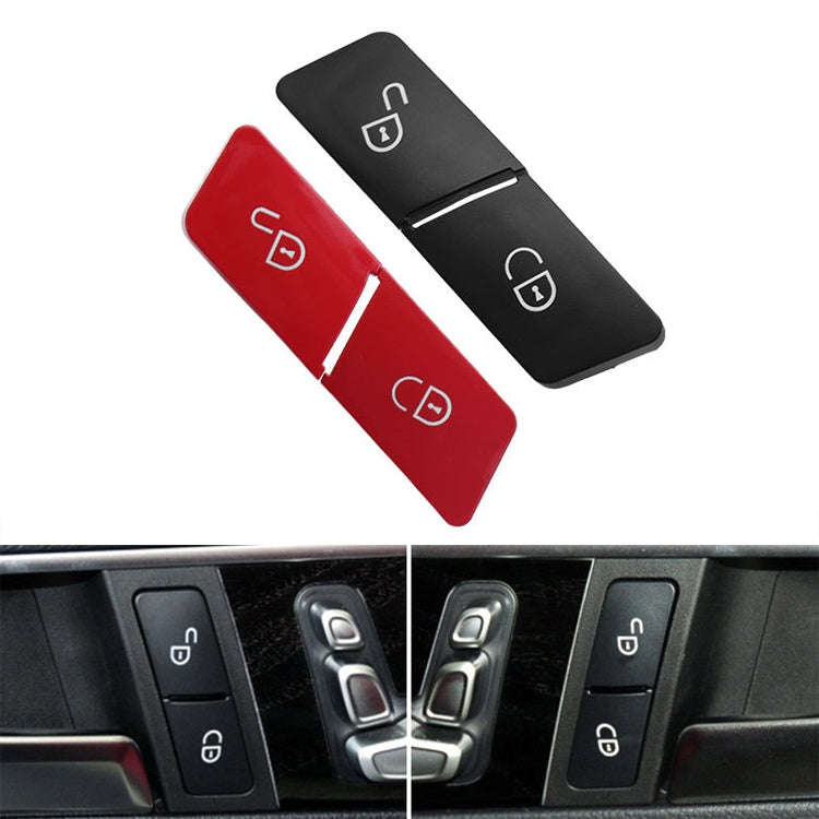 Car Right Side Door Lock Switch Buttons 2049058402 for Mercedes-Benz W204, Left Driving (Red)