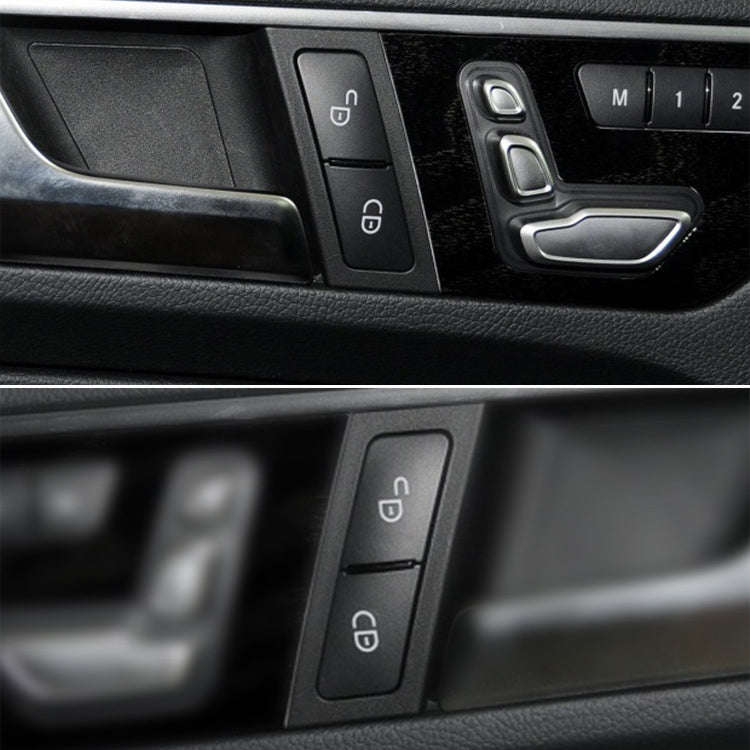 Car Right Side Door Lock Switch Buttons 2049058402 for Mercedes-Benz W204, Left Driving (Red)