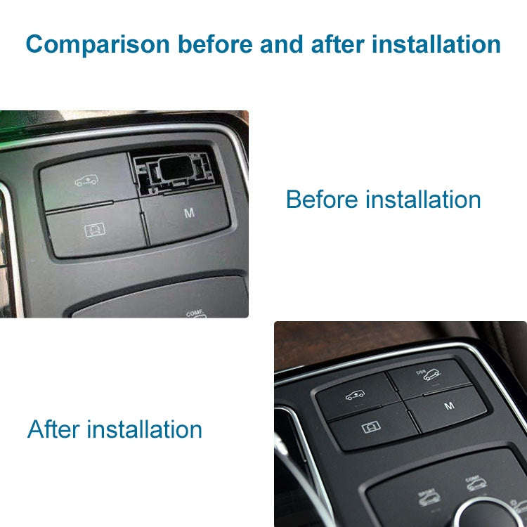 Car Model A1 Downhill Auxiliary Switch Shift Button for Mercedes-Benz GL GLE Class W166, Left Dri...