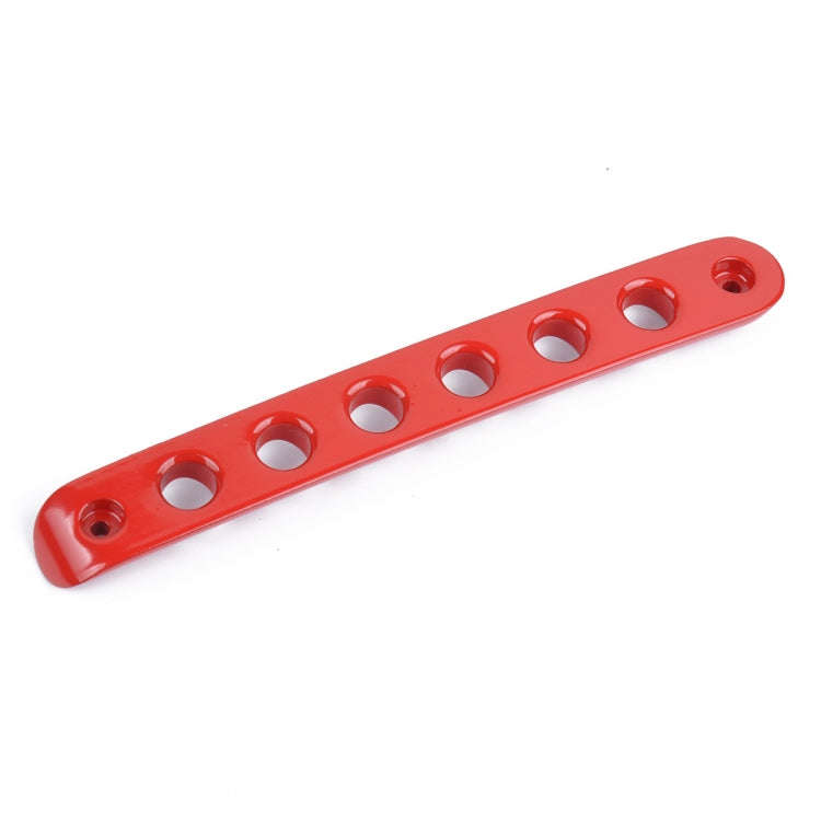 5 PCS Auto Handle Cover Door Aluminum Grab Handle Cover for Jeep Wrangler JK 4-Door 2007 -2017(Red)
